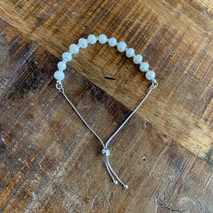Freshwater pearl rolo bracelet